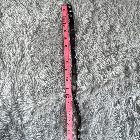 Black Studded Choker Necklace - Picture 5 of 5